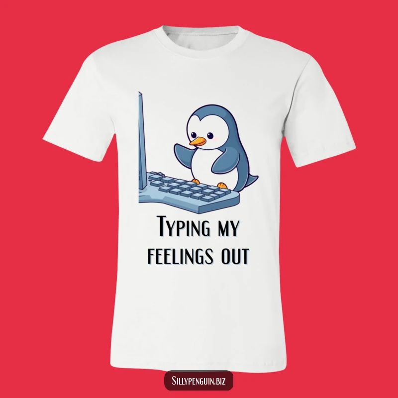 Funny Penguin Keyboard Rage T-Shirt: The Ultimate Hilarious Gift for Coders